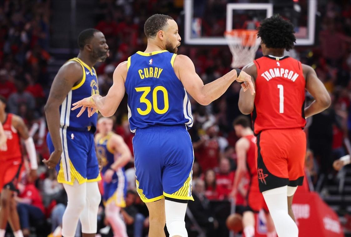 火箭碾压勇士，克莱点燃赛场